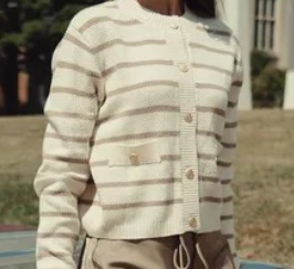 Striped Cardigan